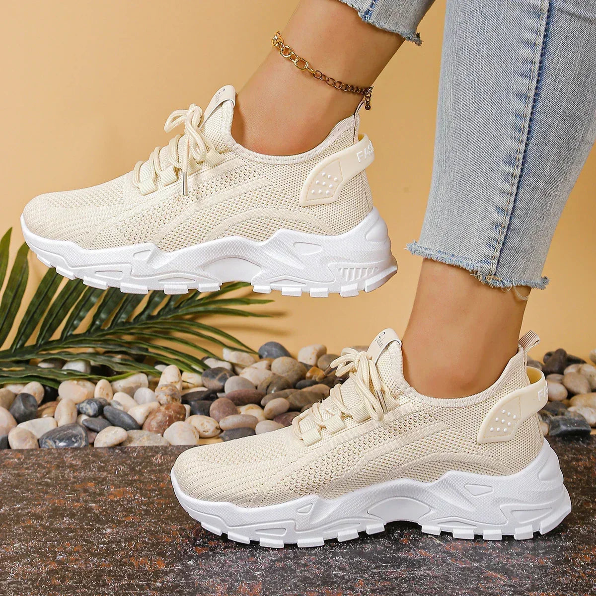 Delilah | Elevated Sole Sneakers