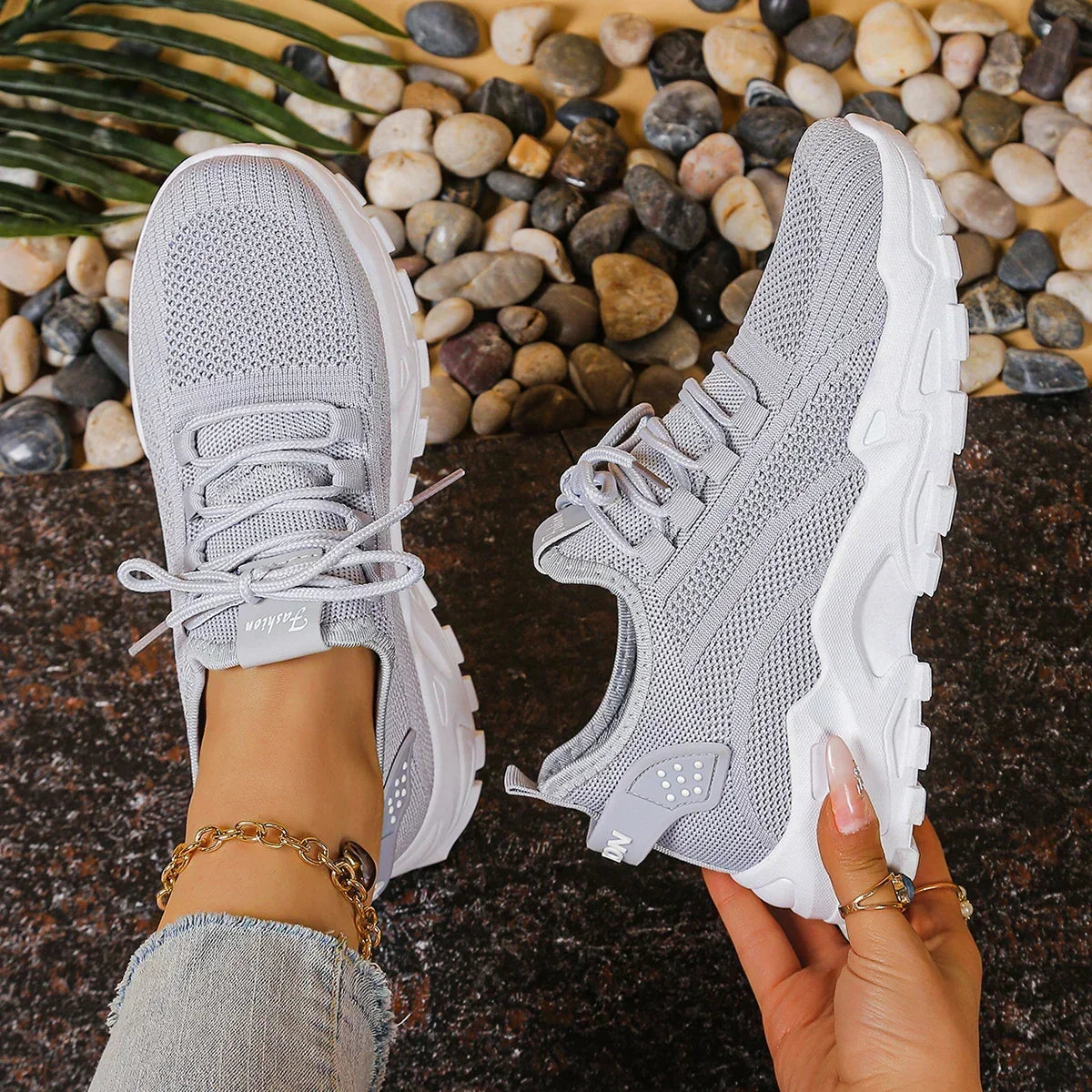 Delilah | Elevated Sole Sneakers
