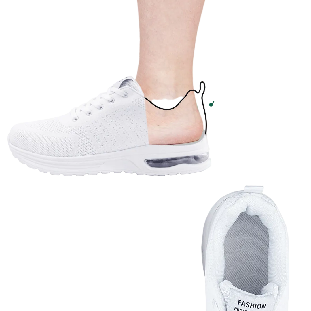 Ella | Orthopedic Shoes in All White