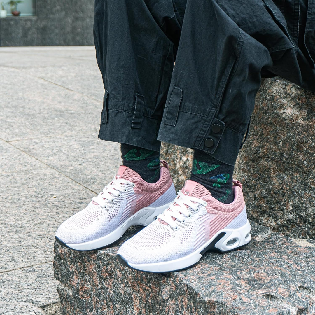 Madison | Orthopedic Shoes in White & Pink