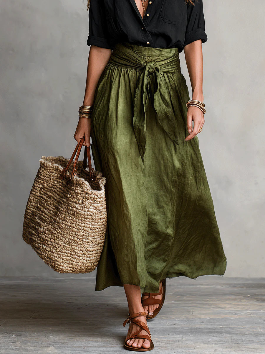 River | Two-Piece Top & Midi Skirt Set