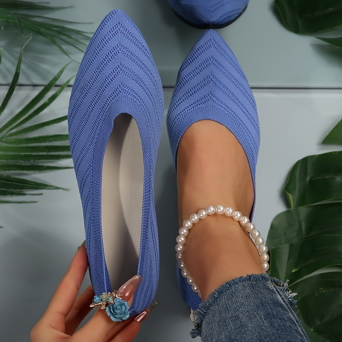 Scarlett | Square Toe Comfort Flats