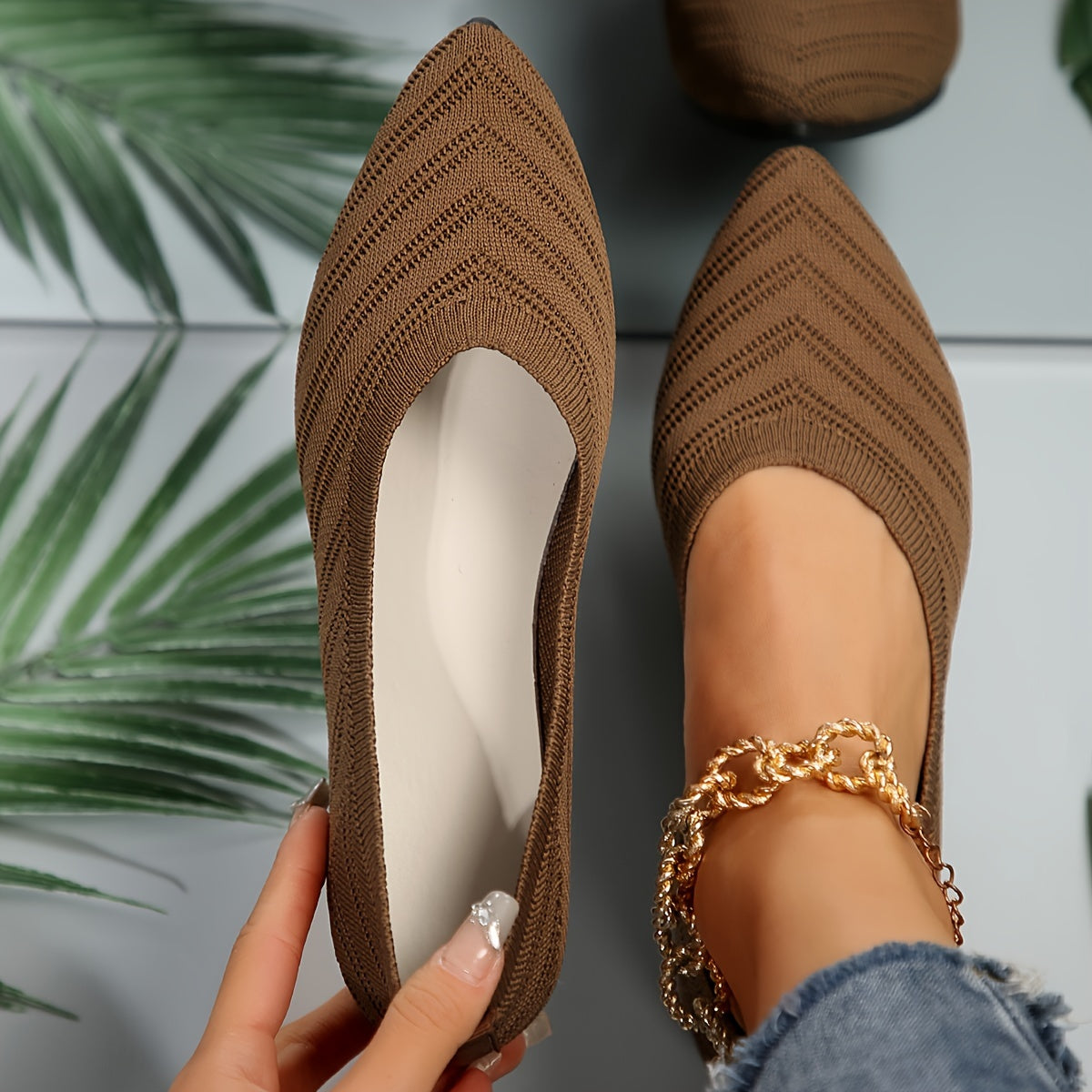 Scarlett | Square Toe Comfort Flats
