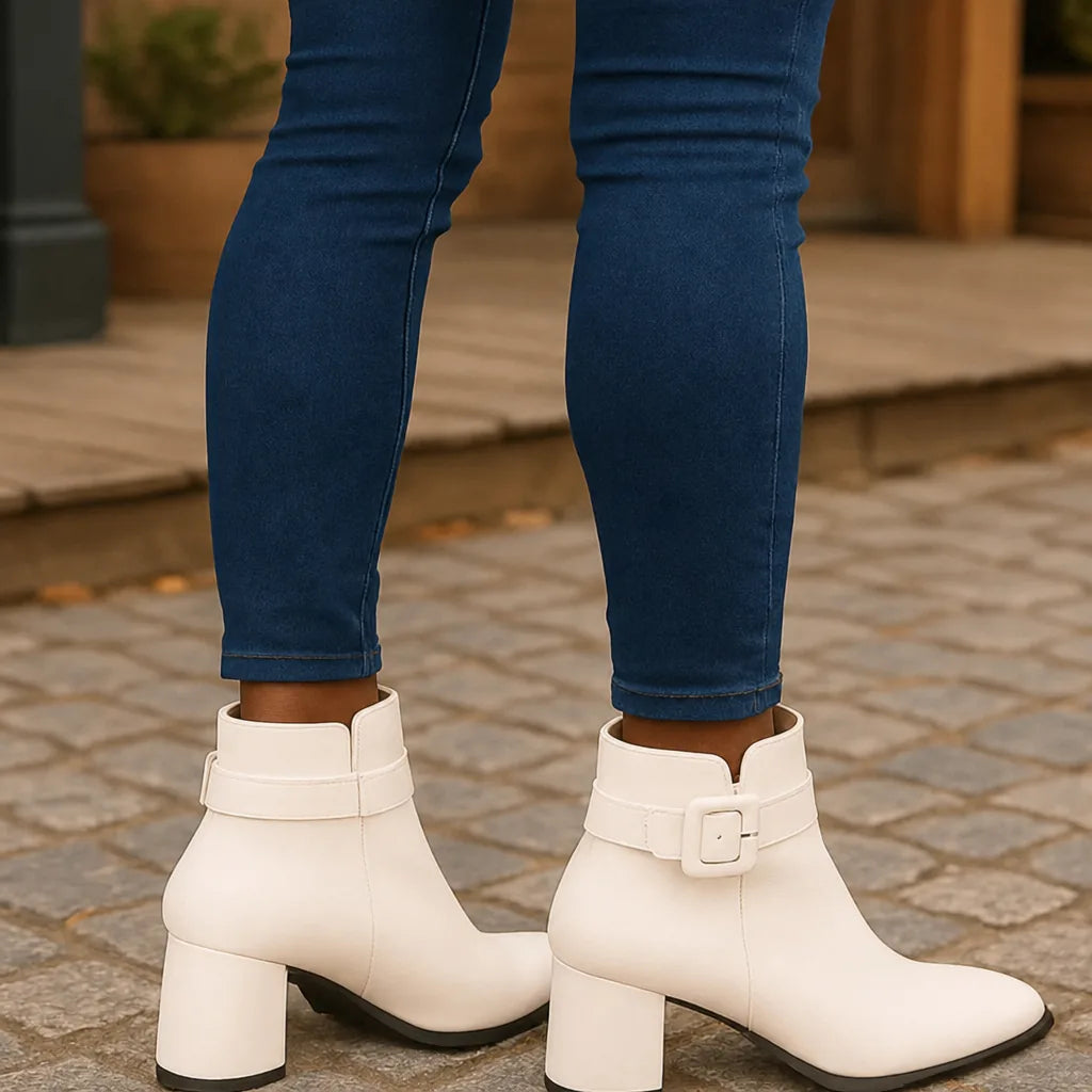 Pauline | Orthopedic Buckle Ankle Boot