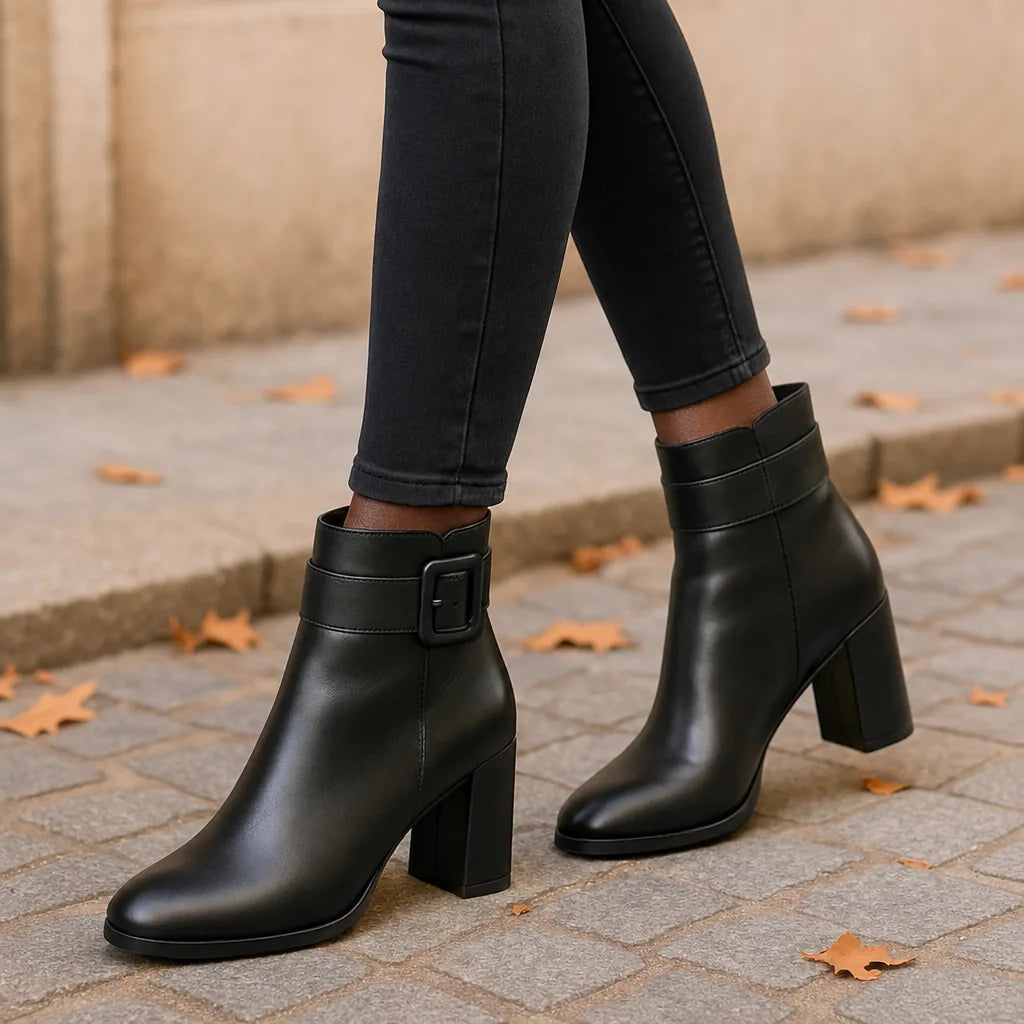 Pauline | Orthopedic Buckle Ankle Boot
