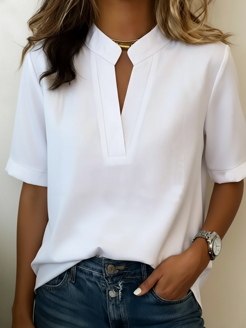 Margaux | Chic V-Neck Blouse