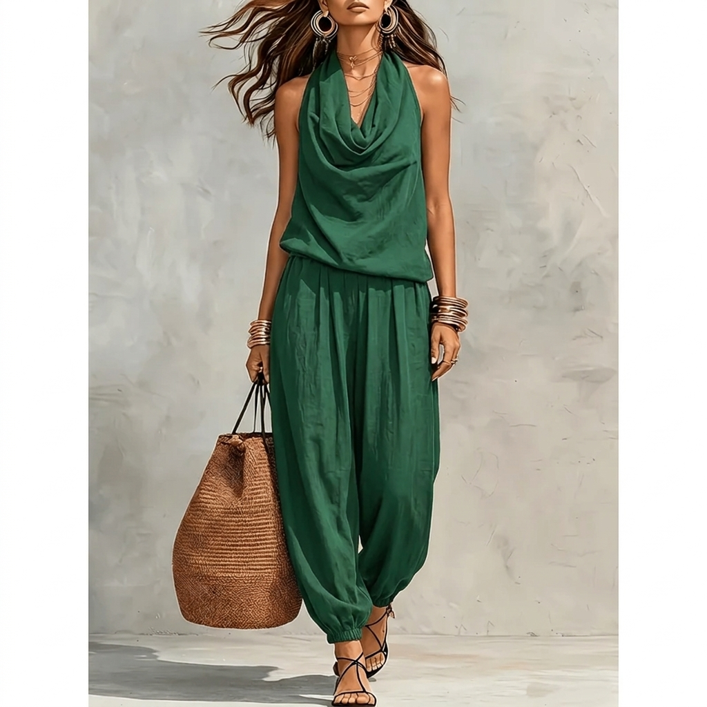 Linda | Breathable Linen Two-Piece Set
