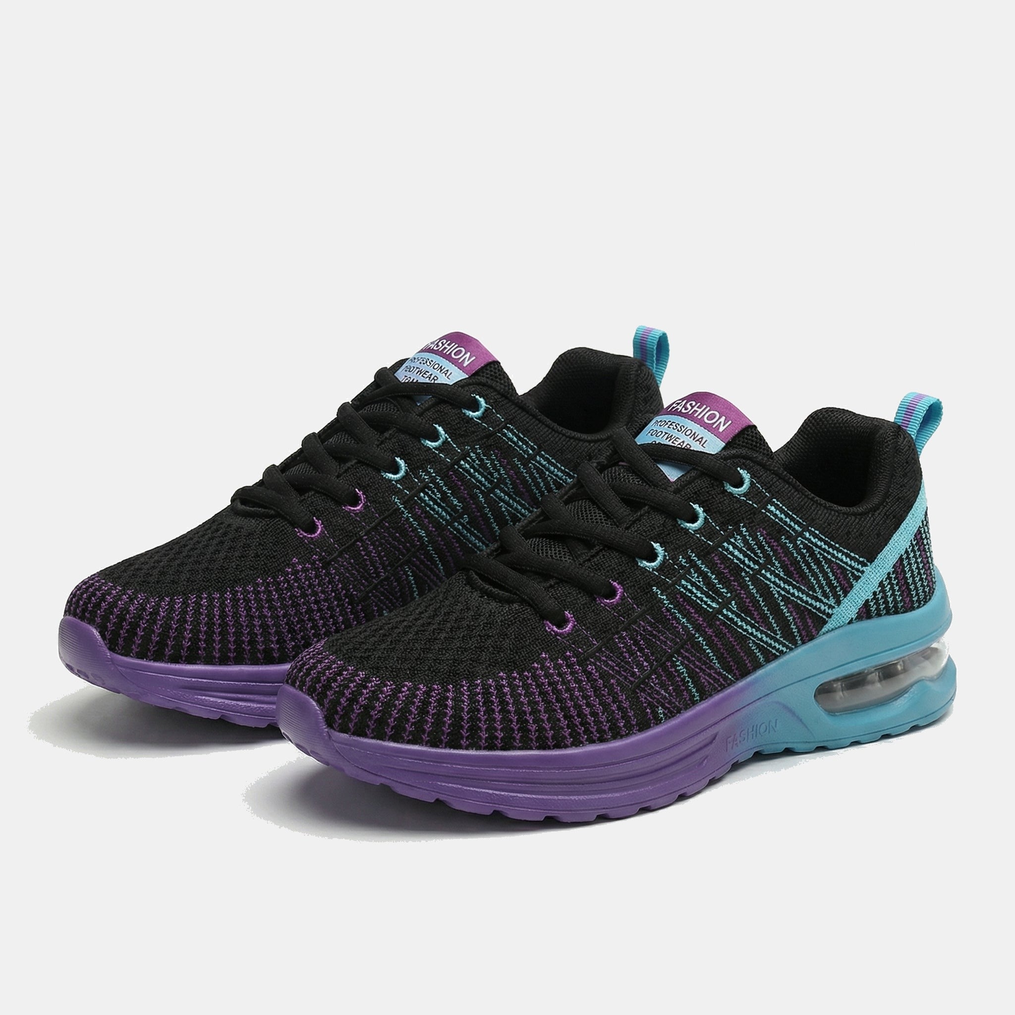 Zoey | Orthopedic Shoes in Black & Purple