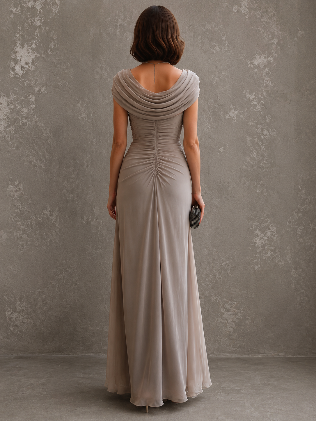 Jilliann | Ruched Sleeveless Maxi Dress