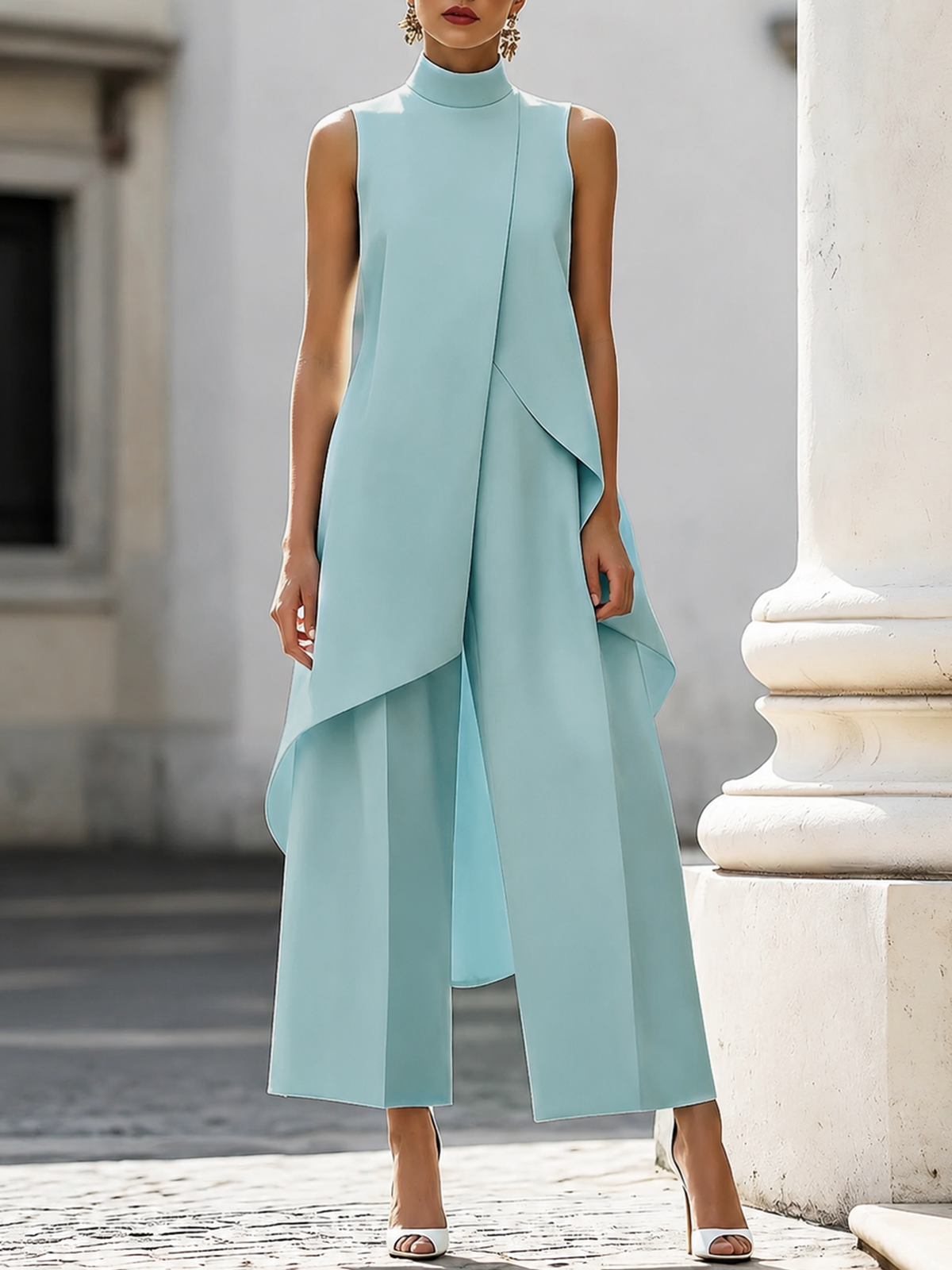 Everly | Wide-Leg Two-Piece Suit