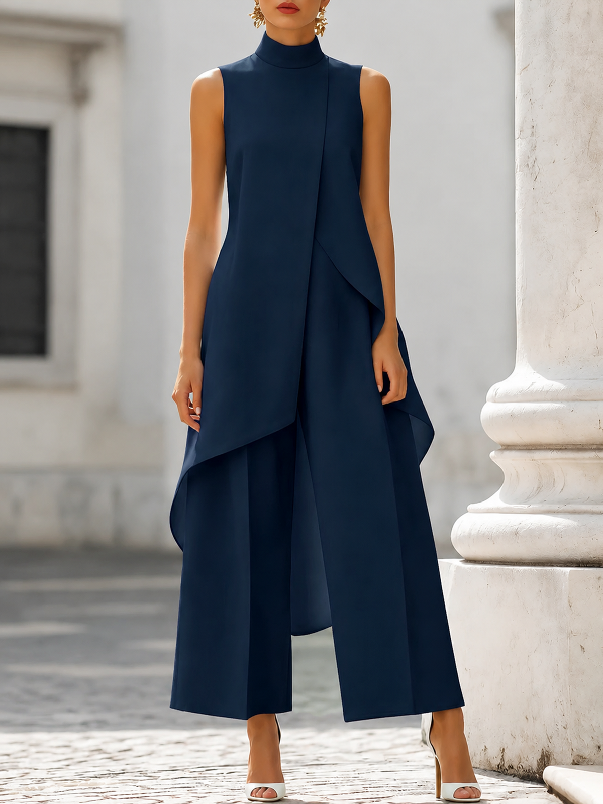 Everly | Wide-Leg Two-Piece Suit
