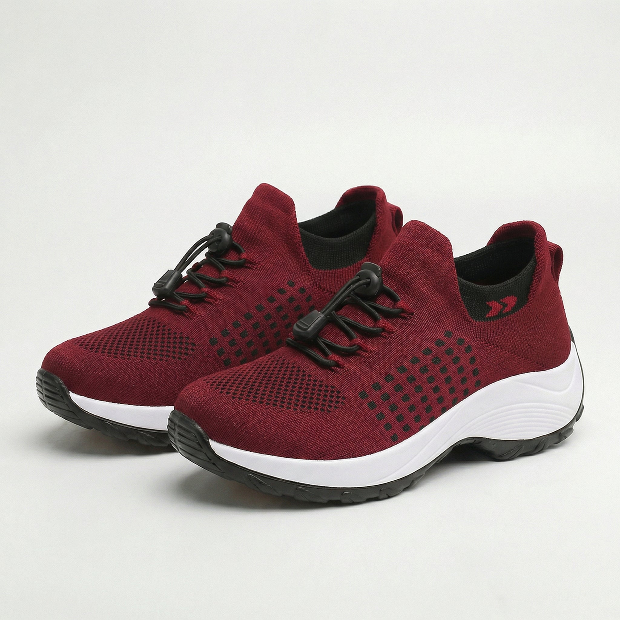 Peyton | Cushioned Orthopedic Shoes in Red
