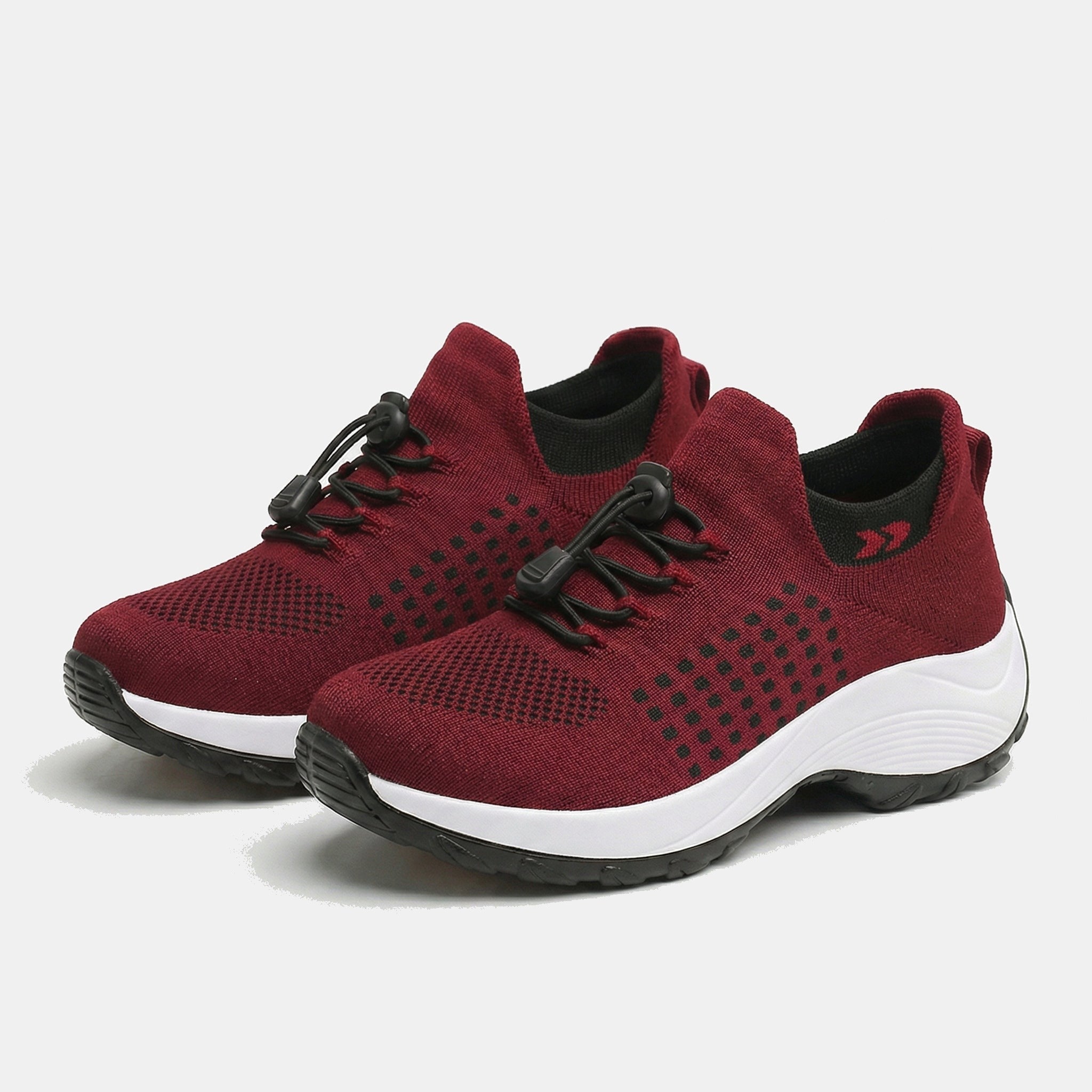 Peyton | Cushioned Orthopedic Shoes in Red