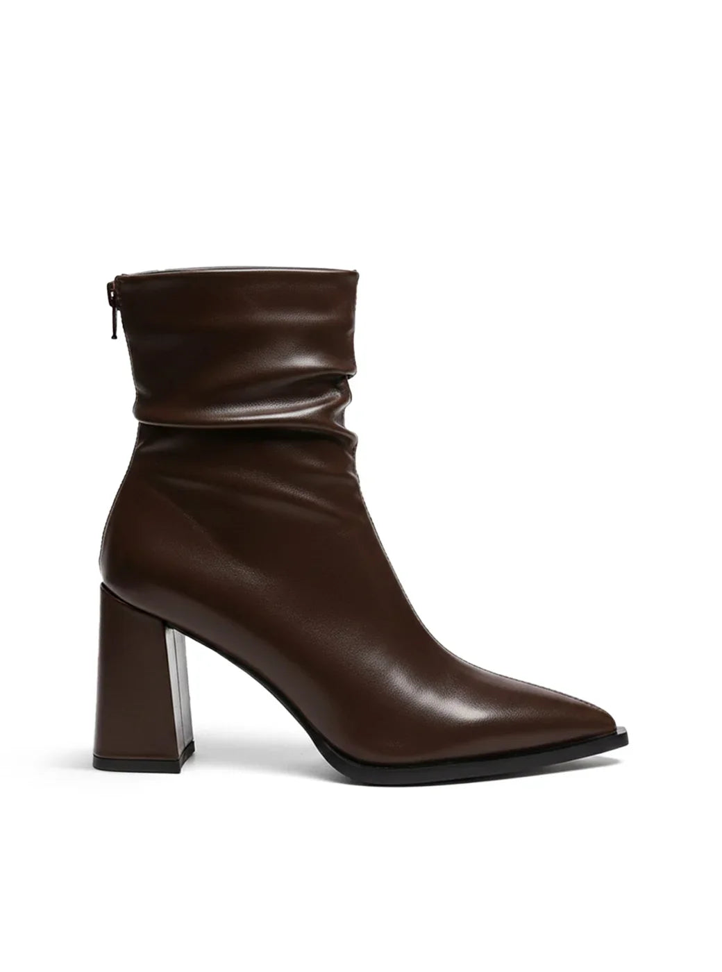Fama | Supportive Ruched Ankle Boot