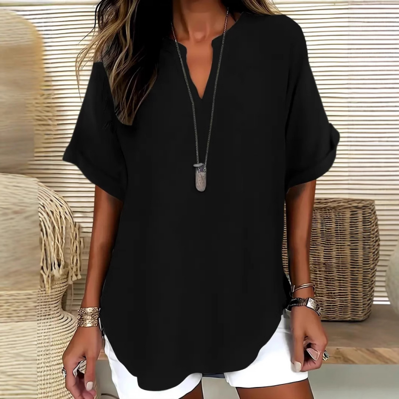Livia | Airy V-Neck Blouse