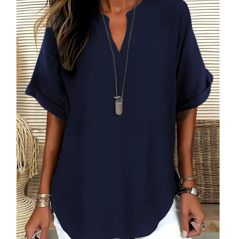 Livia | Airy V-Neck Blouse
