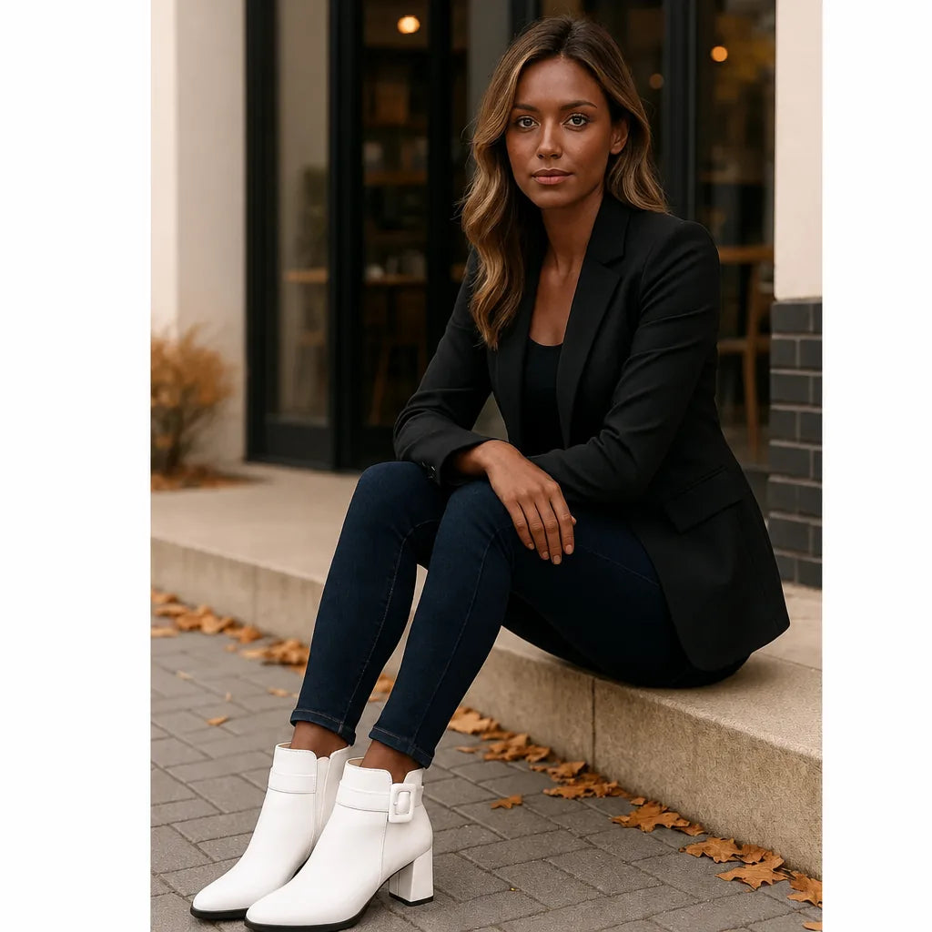 Pauline | Orthopedic Buckle Ankle Boot