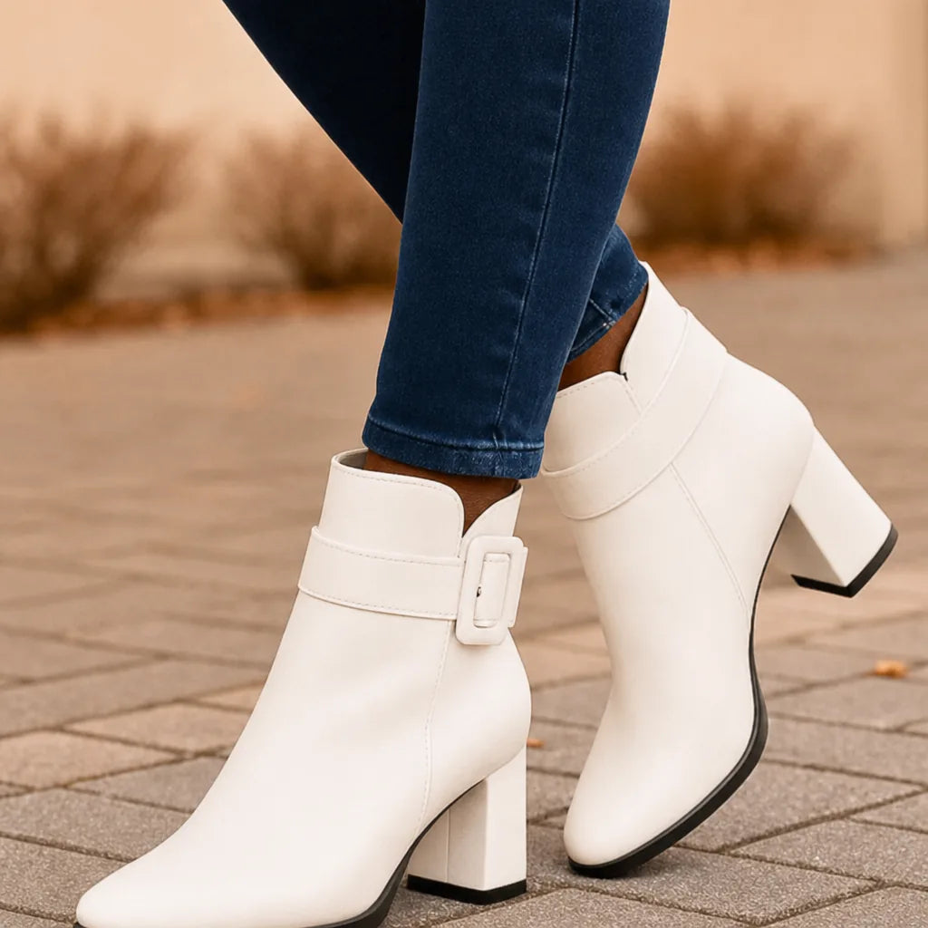 Pauline | Orthopedic Buckle Ankle Boot
